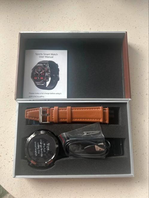 Smart Watch Te Koop, Sieraden, Tassen en Uiterlijk, Smartwatches, Nieuw, Android, Zwart, Slaap, Ophalen of Verzenden