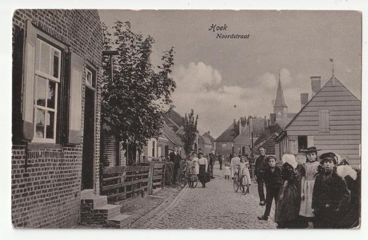 Hoek Noordstraat oud ansichtkaart 1916, Verzamelen, Ansichtkaarten | Nederland, Gelopen, Zeeland, Voor 1920, Verzenden