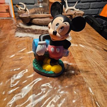Vintage Mickey Mouse Beeldje spaarpot beschikbaar voor biedingen