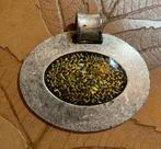 Vintage verzilverde design kettinghanger grote boho hanger, Sieraden, Tassen en Uiterlijk, Kettinghangers, Ophalen of Verzenden