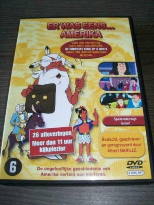 ER WAS EENS ....... AMERIKA (6-disc box) in nieuwstaat, Cd's en Dvd's, Dvd's | Tekenfilms en Animatie, Zo goed als nieuw, Europees
