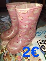 Roze rubberen laarzen met eenhoorn en flamingo - maat 26., Ophalen, Zo goed als nieuw, Meisje, Laarzen