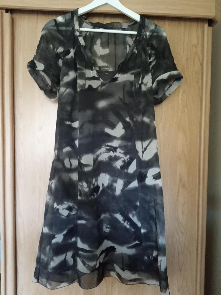 Jurk Sandwich, Kleding | Dames, Jurken, Gedragen, Maat 38/40 (M), Groen, Knielengte, Ophalen of Verzenden