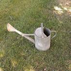 Oude gieter met sproeikop  zink  -  inhoud plm.  9 liter, Antiek en Kunst, Curiosa en Brocante, Ophalen