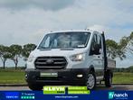 FORD TRANSIT 2.0 l3 open laadbak dc!, Auto's, Bestelauto's, Gebruikt, Euro 6, 129 pk, Wit