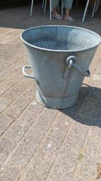 brocante zink, Tuin en Terras, Bloembakken en Plantenbakken, Ophalen, Minder dan 30 cm, Minder dan 60 cm, Rond