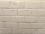 Wandtegel keramiek metrotegel marmer carrara bianco glans, Doe-het-zelf en Verbouw, Tegels, Ophalen, Nieuw, Minder dan 20 cm, 20 tot 40 cm