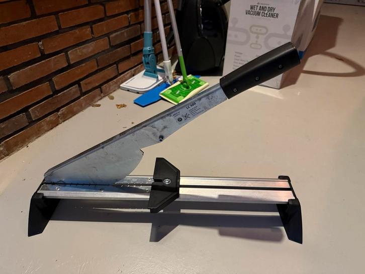 Laminaatsnijder - Topkwaliteit!, Doe-het-zelf en Verbouw, Gereedschap | Handgereedschap, Zo goed als nieuw, Ophalen