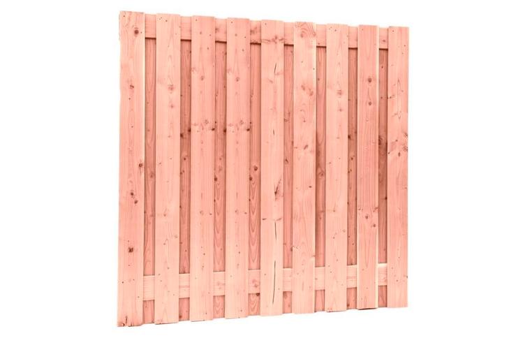 Douglas plankenscherm 19-planks , 180 x 180 cm, onbehandeld., Tuin en Terras, Schuttingen, Zo goed als nieuw, Hout, 1 tot 2 meter