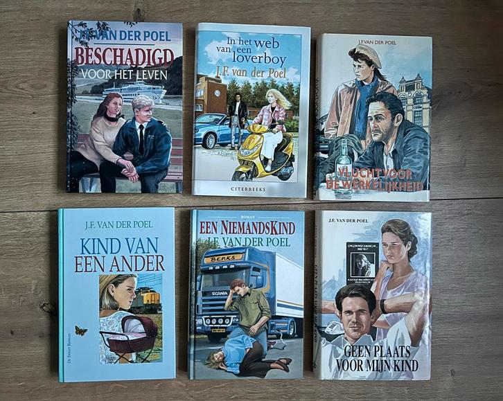 6 Boeken J.F. van der Poel - Diverse Titels, Boeken, Romans, Gelezen, Nederland, Ophalen of Verzenden