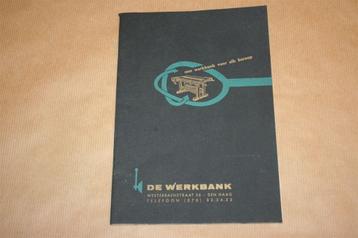 Zeldzame catalogus - Werkbanken - De Werkbank - ca 1950 !! beschikbaar voor biedingen