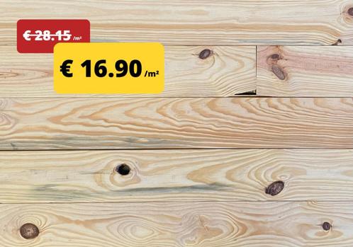 Grenen parket voor € 16.90 /m² - STOCKVERKOOP, Doe-het-zelf en Verbouw, Vloerdelen en Plavuizen, Nieuw, Parket, Hout, 150 cm of meer