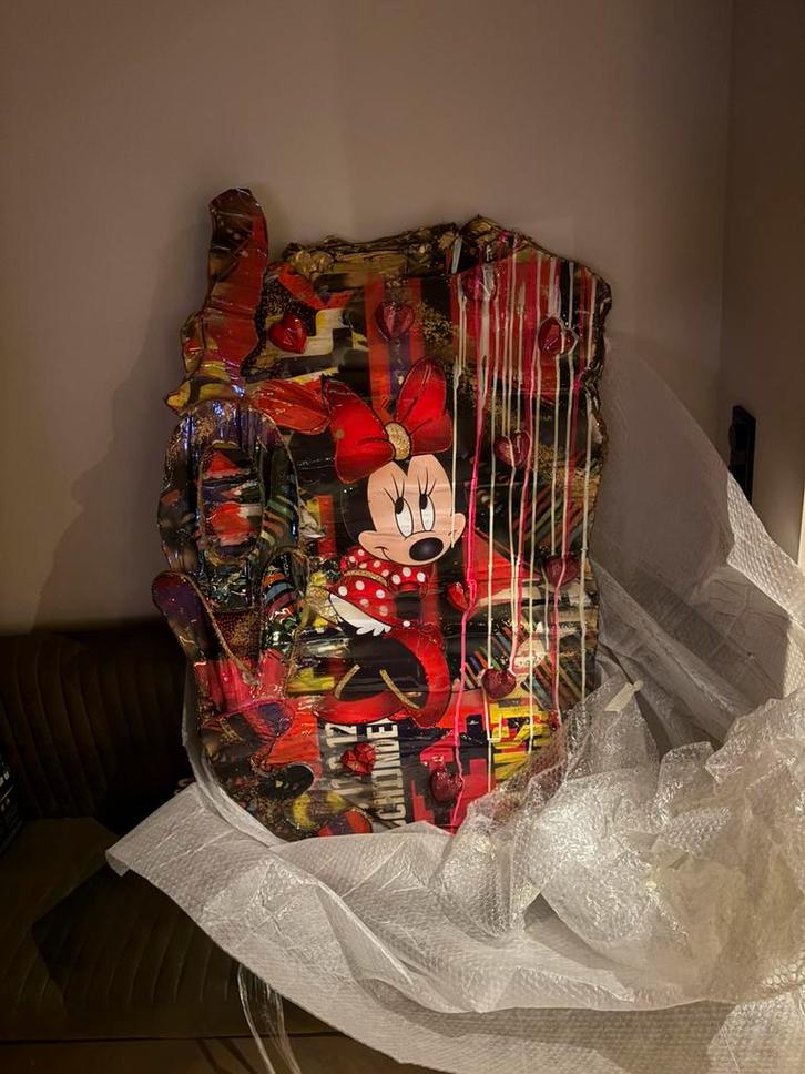 Bram Reijnders kunstwerk, Antiek en Kunst, Kunst | Schilderijen | Abstract, Ophalen