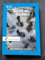 Mens en Recht - Bunthof & Visscher, Ophalen of Verzenden, Gamma, Zo goed als nieuw, HBO