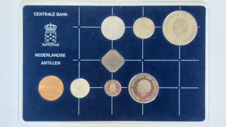 Muntset Nederlandse Antillen, Postzegels en Munten, Munten | Nederland, Setje, Overige waardes, Koningin Beatrix, Ophalen of Verzenden