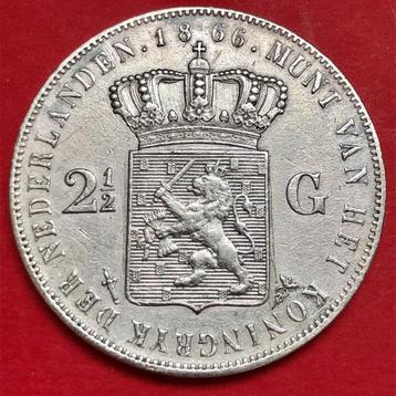 Rijksdaalder 1866. Zfr/Pr. beschikbaar voor biedingen