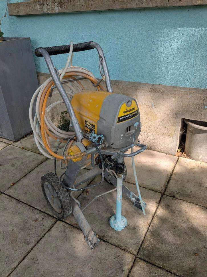 verfspuit Wagner Project pro 119, Doe-het-zelf en Verbouw, Schildersmaterialen, Gebruikt, Verfspuit of Verfpomp, Ophalen