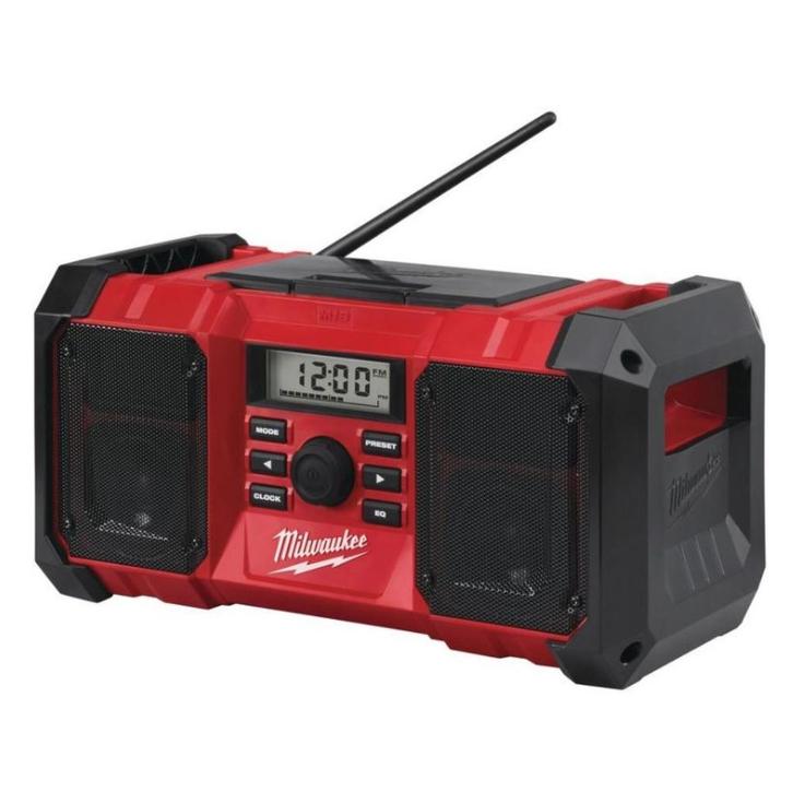 Milwaukee M18 JSR-0 Bouwradio body 18V, Doe-het-zelf en Verbouw, Gereedschap | Overige machines, Gebruikt, Ophalen