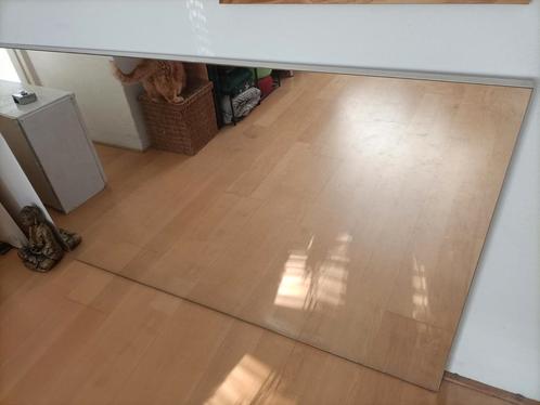 Grote spiegel op meubelplaat - 150x93cm, Huis en Inrichting, Woonaccessoires | Spiegels, Gebruikt, 75 tot 100 cm, 100 tot 150 cm