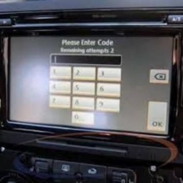RCD RNS 510 315 310 300 MFD MCD RADIO NAVIGATIE CODE VRIJ VW beschikbaar voor biedingen