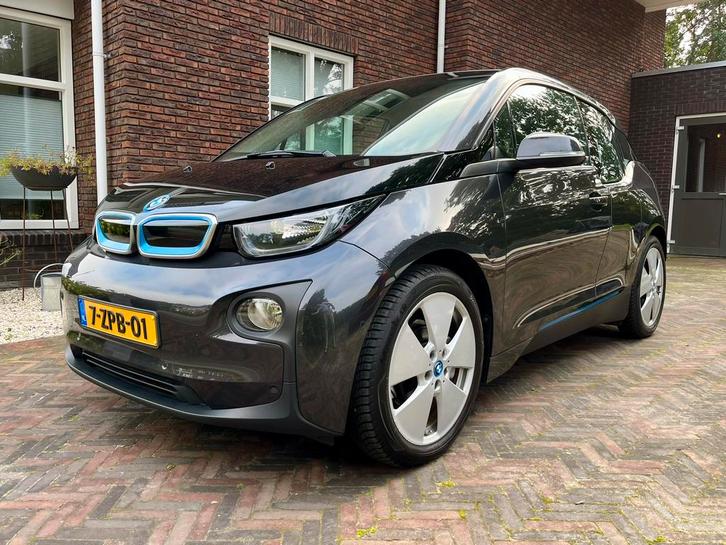 BMW i3 FEV 2015 Grijs warmtepomp, Auto's, BMW, Particulier, i3, Elektrisch, Hatchback, Automaat, Origineel Nederlands, Zilver of Grijs