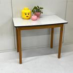 J`60 vintage hout/formica tafel kidsbureau burootje kidsroom, Ophalen, Gebruikt, Onbekend, Onbekend