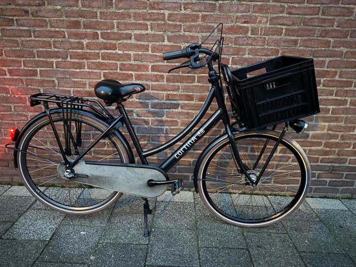 Cortina u 4 transportfiets 28 inch 3 v, Fietsen en Brommers, Fietsen | Dames | Damesfietsen, Gebruikt, Overige merken, Versnellingen