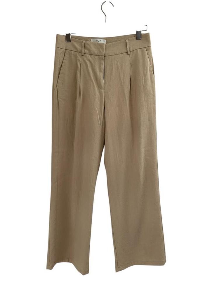 Yaya broek M, Kleding | Dames, Broeken en Pantalons, Zo goed als nieuw, Maat 38/40 (M), Beige, Lang, Ophalen of Verzenden