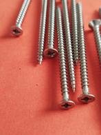 50 stuks rvs houtschroeven verzonken kruiskop 4x70 schutting, Ophalen of Verzenden, Nieuw, 250 cm of meer, Balken