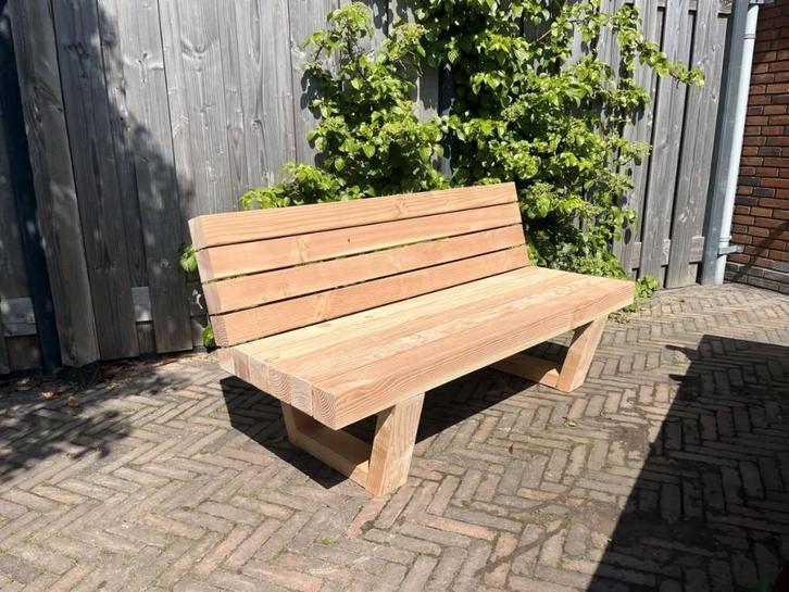loungebank, hoekbank, tuinbank, douglas hout, tuinmeubelen, Tuin en Terras, Tuinbanken, Nieuw, Hout, Ophalen of Verzenden