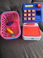Speelgoed weegschaal en winkelmandje, Ophalen, Zo goed als nieuw, Kunststof