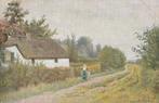 Gerstenhauer - 294 - twa : Serie 67 - Huisje met Rieten Dak, Verzamelen, Ansichtkaarten | Themakaarten, Verzenden, Voor 1920, Overige thema's