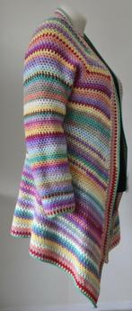 Handgehaakt 🧶 kleurig🌈 Vest, Kleding | Dames, Overige kleuren, Trui of Vest, Nieuw, Ophalen of Verzenden