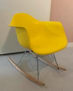 Gele Replica Eames Schommelstoel, Huis en Inrichting, Ophalen, Kunststof, Overige kleuren, Zo goed als nieuw