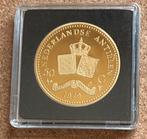 Penning / Replica - Nederlandse Antillen 50 gulden 1979, Postzegels en Munten, Penningen en Medailles, Ophalen of Verzenden, Overige materialen