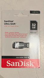 Sandisk ultra shift I will sell 9 pcs. 32 GB, Computers en Software, USB Sticks, Nieuw, Ophalen of Verzenden, 32 GB