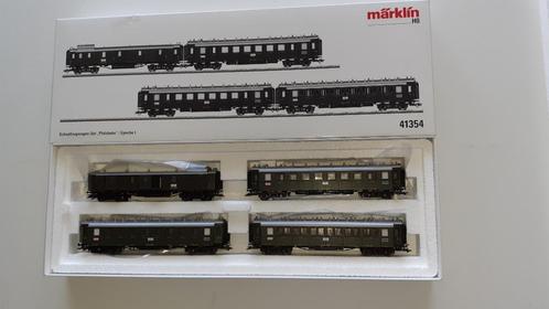 Marklin 41354 Set sneltreinrijtuigen "Pfalzbahn", Hobby en Vrije tijd, Modeltreinen | H0, Zo goed als nieuw, Wagon, Wisselstroom