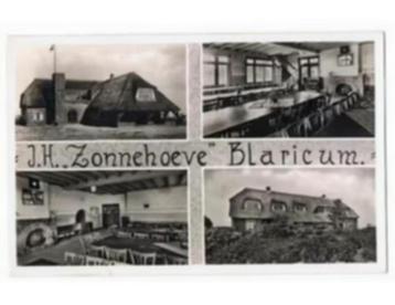 Blaricum, jeugdherberg Zonnehoeve, verstuurd 1954  beschikbaar voor biedingen
