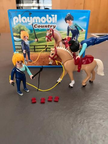 Playmobil Country 6933 - Voltigeteam met paard beschikbaar voor biedingen