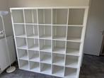 ZGAN witte Kallax 25 vakken kast; bezorging/montage mogelijk, Huis en Inrichting, Ophalen, Met plank(en), Zo goed als nieuw, Minder dan 150 cm