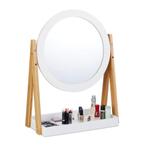 Make up spiegel bamboe en MDF, Sieraden, Tassen en Uiterlijk, Uiterlijk | Cosmetica en Make-up, Nieuw, Gehele gezicht, Make-up