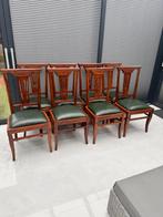 4Handmade  wooden chairs for dining table, Huis en Inrichting, Stoelen, Ophalen, Bruin, Zo goed als nieuw, Vier