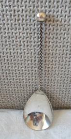 Suikerlepel met gedraaide steel. Stijlappel. Zilver, Antiek en Kunst, Ophalen of Verzenden, Zilver
