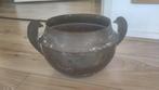 Koperen ketel, pot met papegaaien, Ophalen of Verzenden, Koper