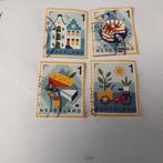 4 zegels, Verzenden, Na 1940, Gestempeld