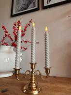 Prachtige vintage messing kandelaar koper, Ophalen of Verzenden, Minder dan 25 cm