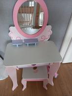 Kaptafel meisje roze, Huis en Inrichting, Tafels | Kaptafels, Ophalen, Gebruikt, 50 tot 100 cm, Minder dan 100 cm