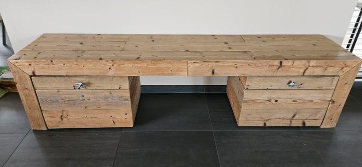 Houten Speelmeubel met Opberglades, Kinderen en Baby's, Speelgoed | Speeltafels, Gebruikt, Ophalen