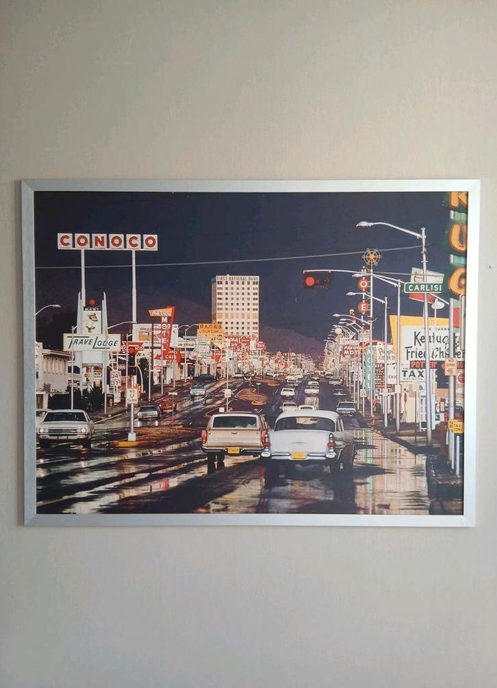 Route 66, New Mexico foto print wand schilderij 90x118, Antiek en Kunst, Kunst | Schilderijen | Abstract, Ophalen