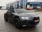 BMW M4 12v zwart Afstands. - Bleutooth - Led - Leder - Rubb!, Ophalen of Verzenden, Nieuw